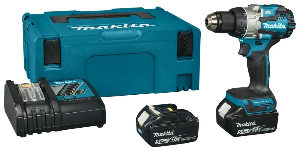 Makita DDF489RTJ perceuse/visseuse sans fil 18V 5.0Ah Li-Ion en Mbox