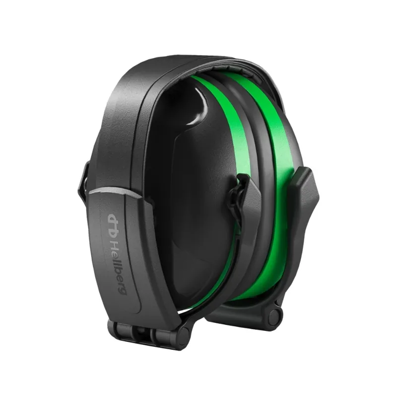 Hellberg 41501-001 Secure 1 serre-tête vert pliable Bandeau de protection auditive SNR 27dB Niveau 1