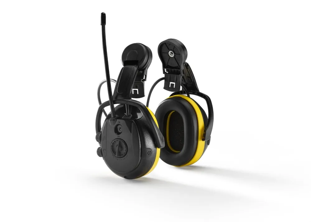 Hellberg 46102-001 SECURE 2H REACT Casque de protection auditive SNR 30dB avec radio AM/FM + LD