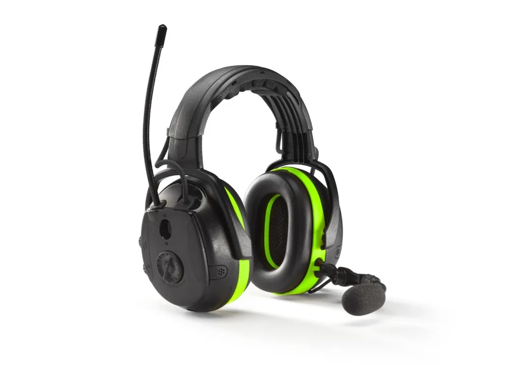 Hellberg 49012-001 SYNERGY MULTI-POINT Bandeau de protection auditive SNR 30dB avec BT/MP/AM/FM Radio + LD
