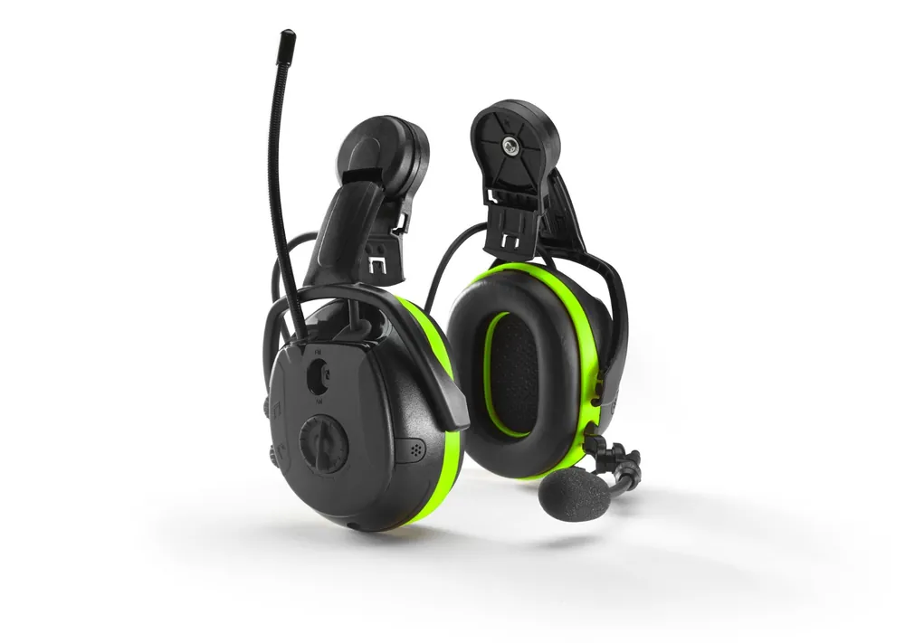 Hellberg 49112-001 SYNERGY MULTI-POINT Casque de protection auditive SNR 30dB avec BT/MP/AM/FM Radio + LD