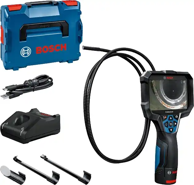 Bosch Bleu 0601241401 GIC 12V-5-27 C Caméra d‘inspection professionnelle 12V 2.0Ah en L-Boxx