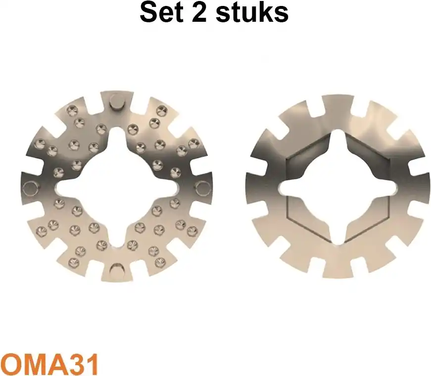 CMT OMA31-x2 Adaptateur universel pour lames d‘outils multiples 2 pièces