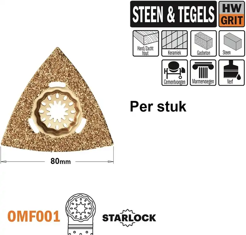 CMT OMF001-X1 HW Râpe à grains 80 mm 1 pièce