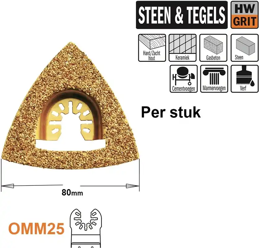 CMT OMM25-x1 Râpe à grains 80 mm 1 pièce