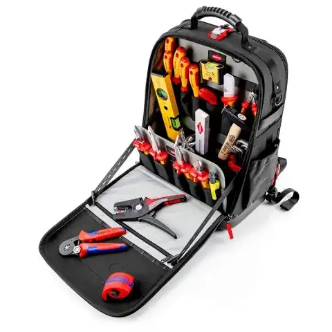 Knipex 00 21 50 E Sac à dos à outils Modular X18 pour électro 23 pièces