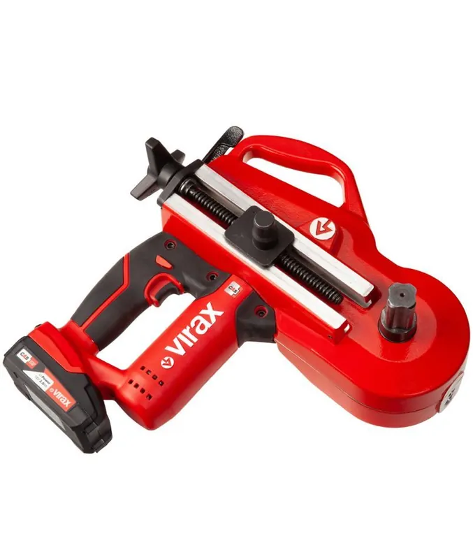VIRAX 251873 EUROSTEM III Battery Bending Machine 18V incl 2x 2.0 Ah et formulaire de pliage