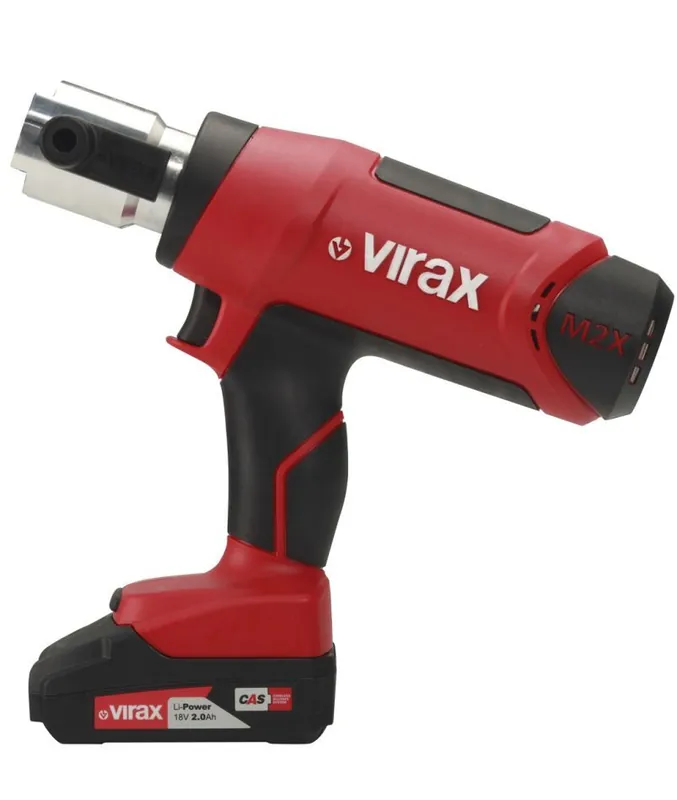 VIRAX 253550 M2X Pince à sertir 18 V 2 x 2,0 Ah hors pince maîtresse
