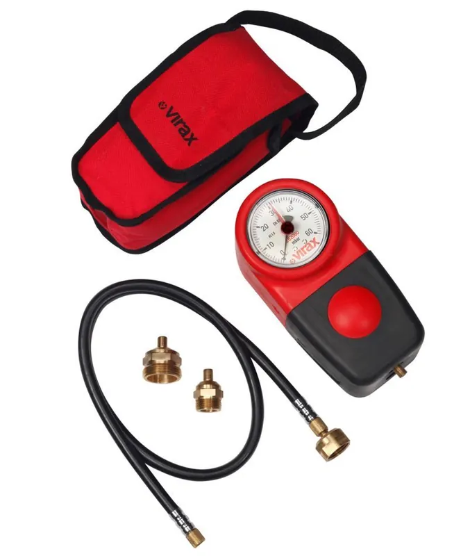VIRAX 262080 Dispositif d‘essai pour conduites de gaz 60 MBAR