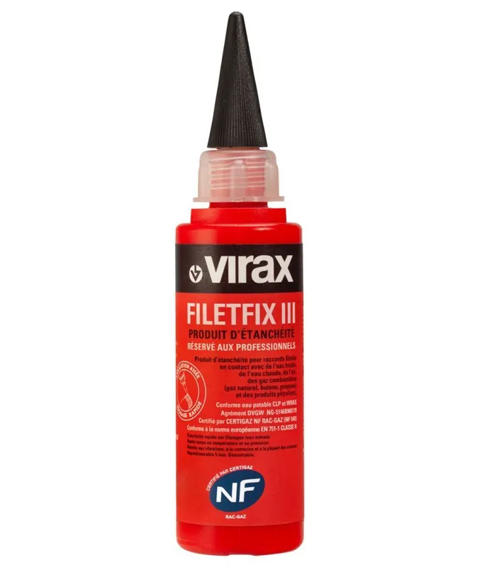 VIRAX 262600 FILETFIX III 2626 Mastic d‘étanchéité pour filetages 60 ml