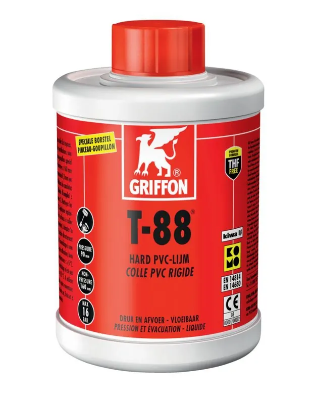Griffon 6110050 Colle PVC T-88 1000ml