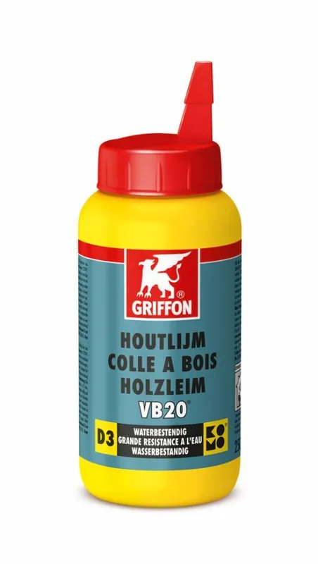 Griffon 6305080 PVAC Colle à bois VB20 bouteille 250ML (D3)
