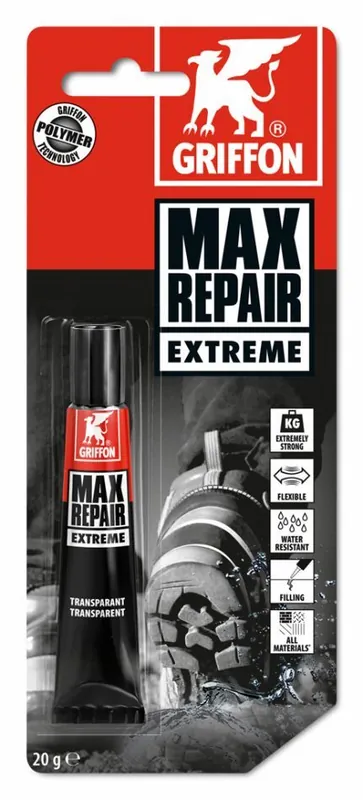 Griffon 6314353 Max Tube de réparation 20G transparent