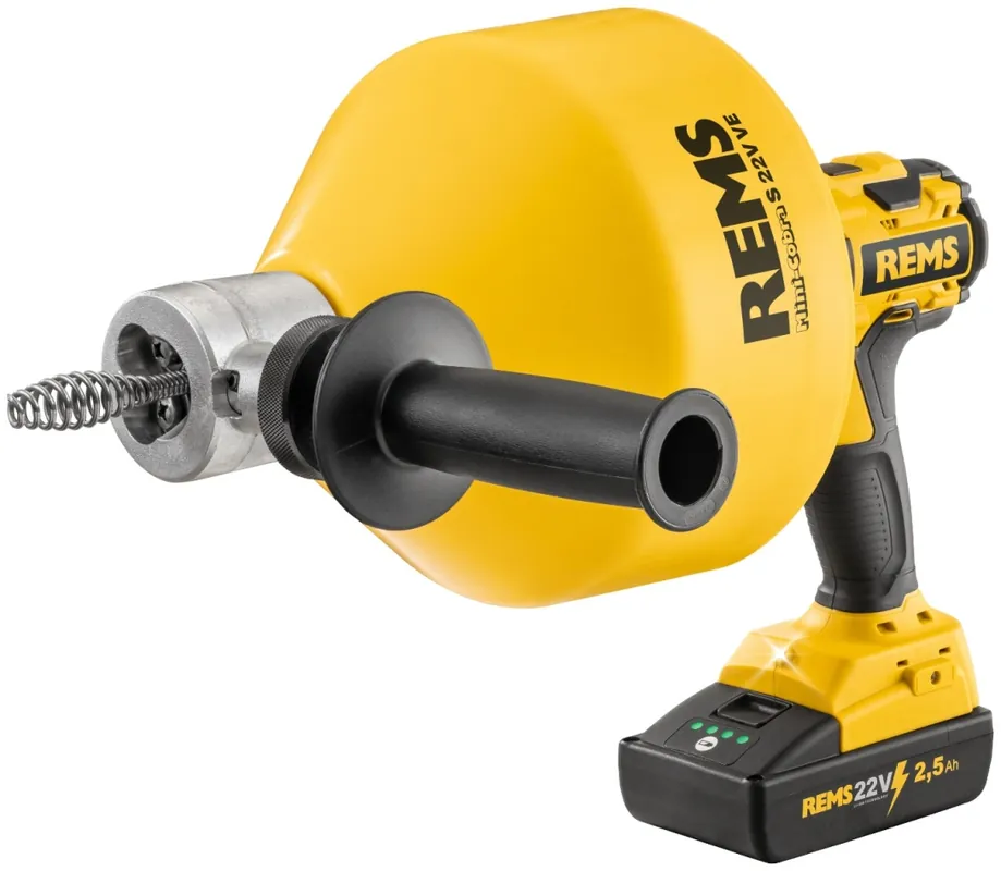 Rems 170025 R220 Mini-Cobra S 22V VE Draineur de batterie 22V 2.5Ah Li-Ion 20-50 mm