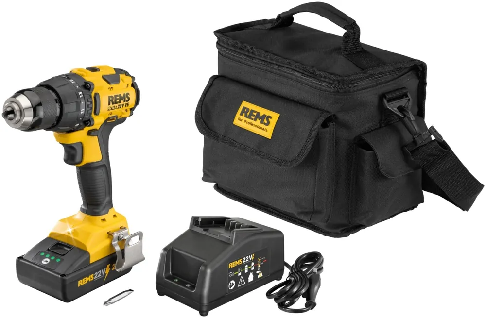 Rems 190110 R220 Helix 22V VE Perceuse sans fil 22V 2.5Ah Li-Ion