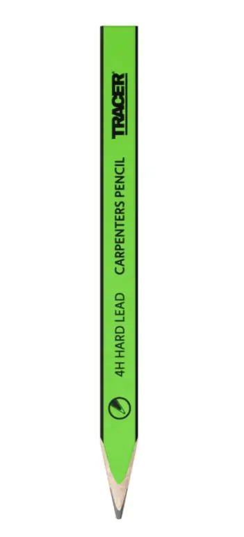 Tracer ACP1 Crayon de charpentier 4H (Hard filler) 10 pcs incl. taille-crayon