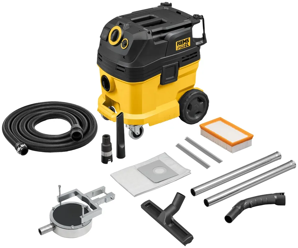 Rems 185603 R220 Pull 2 L Set W Aspirateur à sec et à eau de la classe L avec dispositif d‘aspiration de l‘eau pour le forage à eau