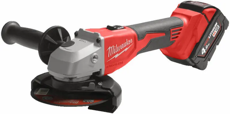 Milwaukee 4933492644 M18 BLSAG125X-402X Meuleuse d‘angle Accu 18V 4.0Ah Li-Ion en boîte HD