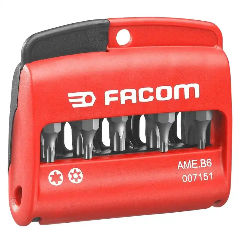 Facom AME.B6 Jeu de 9 embouts et porte-embouts