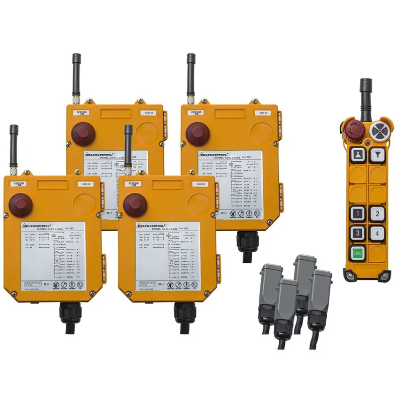 Delta SG.RC.C.4.0402 DELTACONTROL Commande radio centrale pour SG DTD - 16 fonctions - 4 palans + 4 chariots - double vitesse