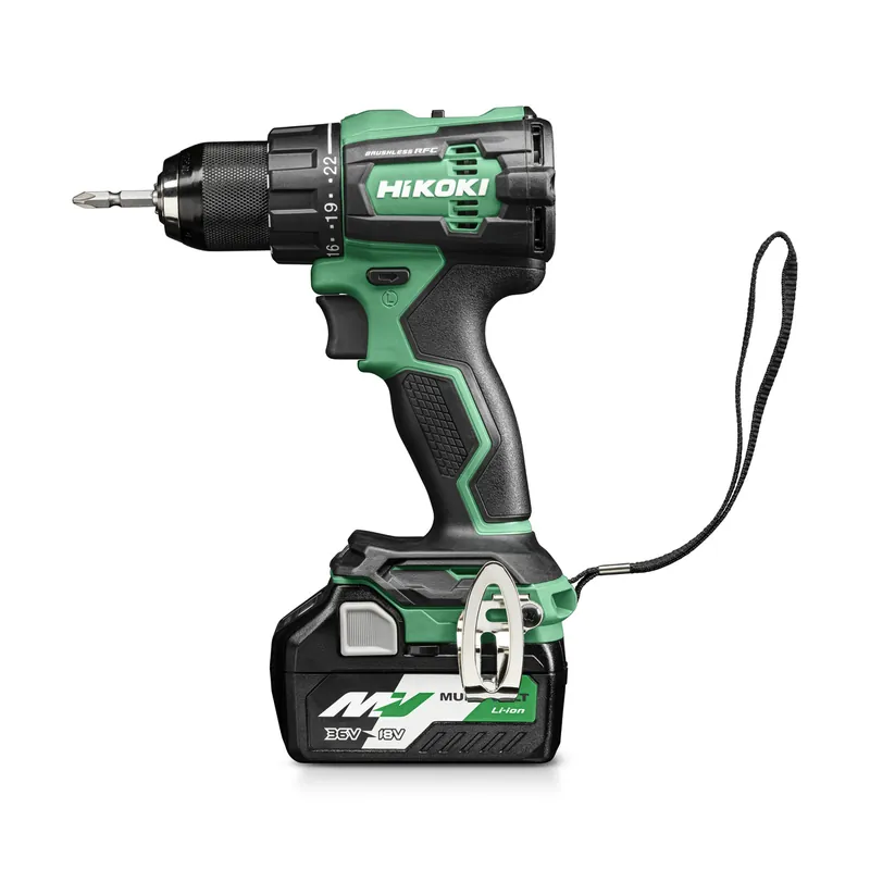 HIKOKI DS18DEWRZ Perceuse-visseuse sans fil Multivolt 36V 2.5Ah Li-Ion dans un coffret HSC II