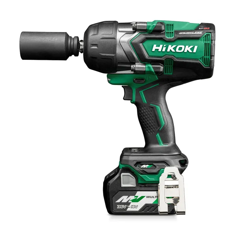 HIKOKI WR36DGWRZ Clé à chocs Multivolt Accu 1/2" 36V 2.5Ah Li-Ion dans un boîtier HSC III