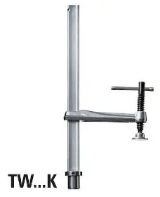 Bessey TW28-30-14K Elément de serrage pour tables de soudage 300/140 Toggle
