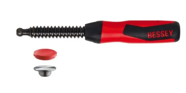 Bessey 3101187 Poignée 2-K + plaque de pression interchangeable