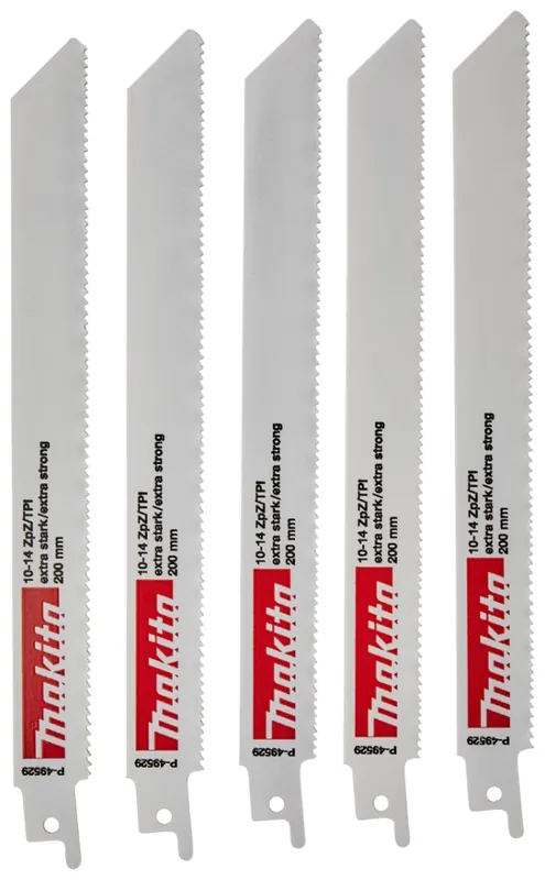 Makita Accessoires P-49529 Lame de scie à guichet Bois/Acier 200 mm par 5 pièces
