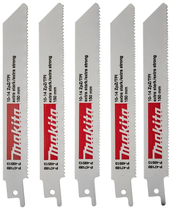 Makita Accessoires P-49513 Lame de scie à guichet Bois/Acier 150 mm 5 Pièces