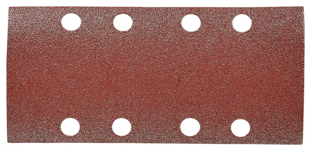 Makita Accessoires P-42313 Feuille de ponçage 166 x 80 mm K80 Rouge Velcro 10 Pièces