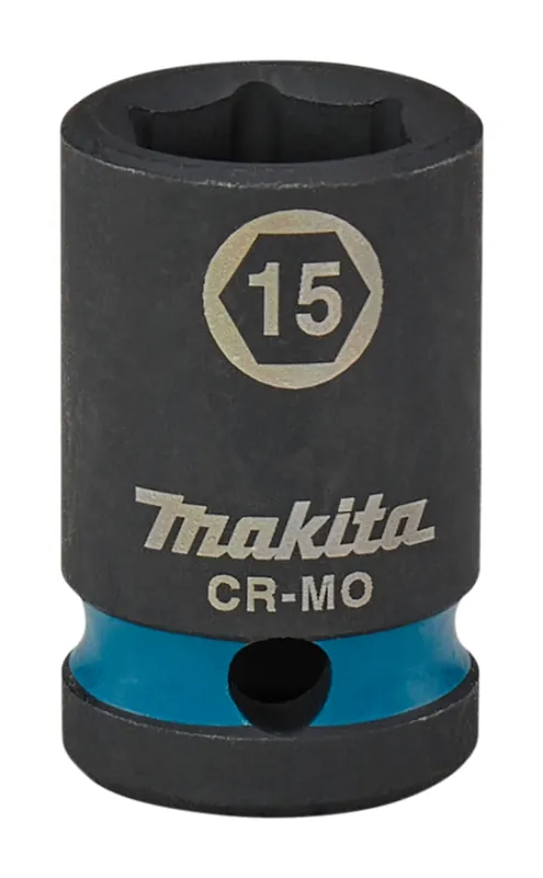 Makita Accessoires E-16112 Capuchon de force Impact Noir 1/2" 15 mm