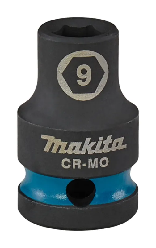Makita Accessoires E-16053 Capuchon de force Impact Noir 1/2" 9 mm