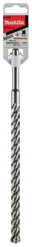 Makita Accessoires E-14657 P4S Foret à béton SDS-Plus 14x265mm