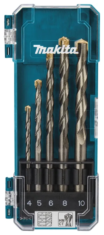 Makita Accessoires D-72877 Jeu de forets à rocher 5 pièces