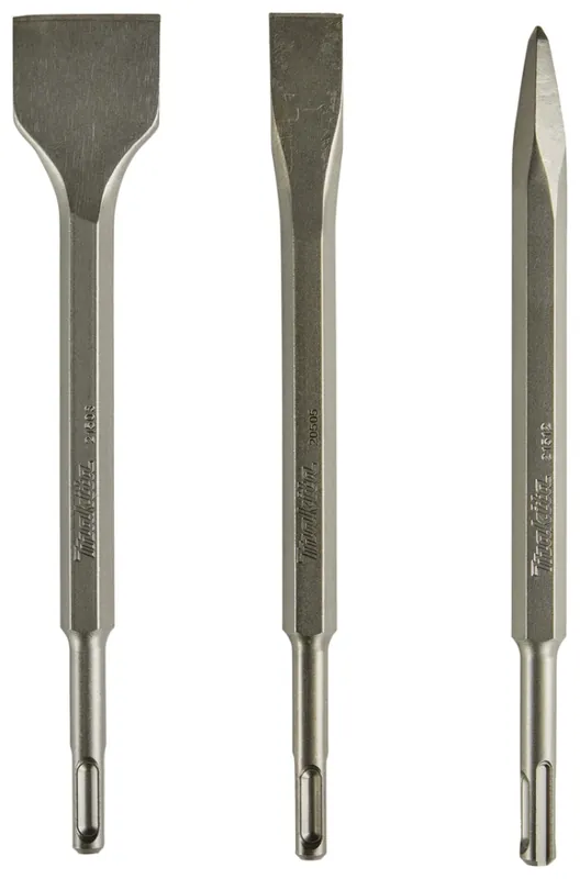 Makita Accessoires D-71314 Jeu de burins SDS-Plus 3 pièces