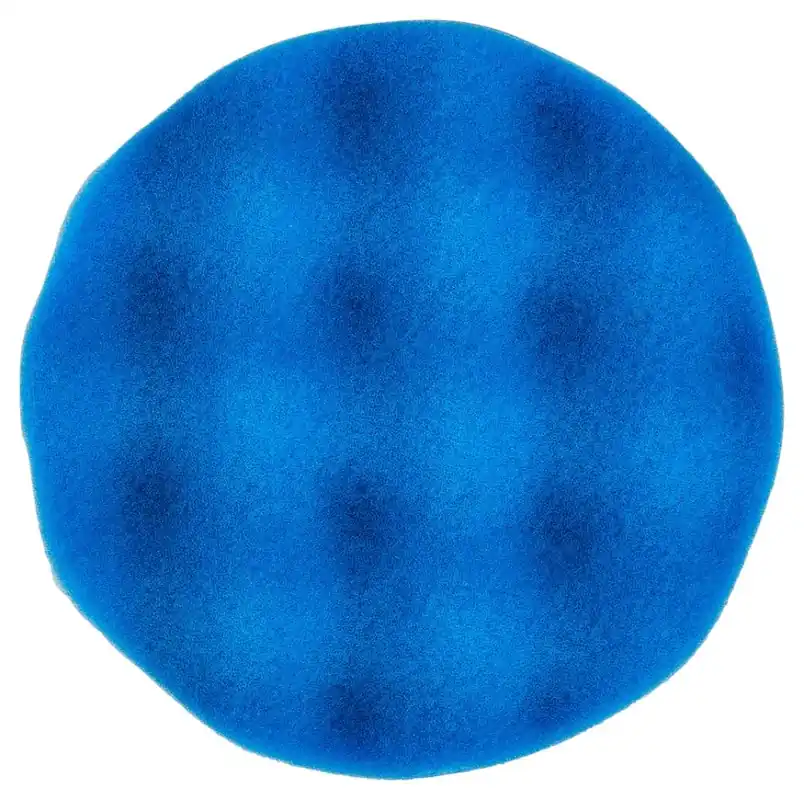 Makita Accessoires D-62636 Éponge gaufrée bleue douce moyenne 125 mm