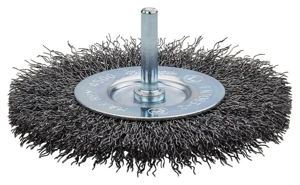 Makita Accessoires D-39992 Brosse ronde Fil d‘acier plié 6 x 100 mm