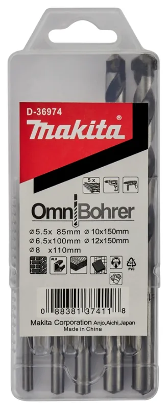 Makita Accessoires D-36974 Jeu de forets multiples 5 pièces
