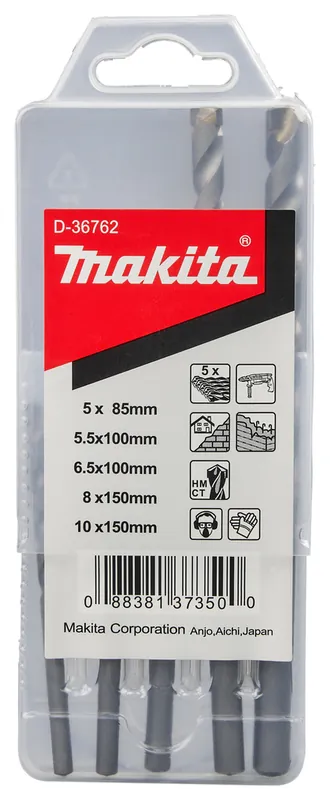 Makita Accessoires D-36762 Jeu de forets à rocher 5 pièces