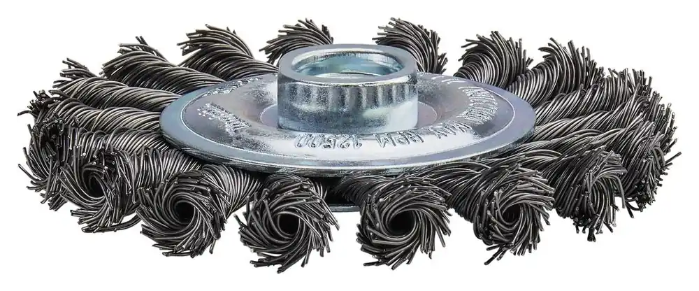 Makita Accessoires D-29555 Brosse ronde M14 x 100 mm acier noué
