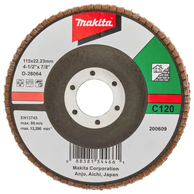 Makita Accessoires D-28064 Disque à lamelles 115 mm K120