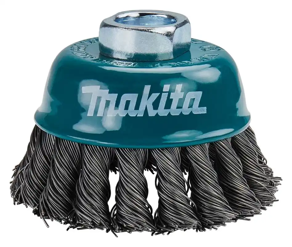 Makita Accessoires D-24131 Brosse à godets M14 x 75 mm Fil d‘acier noué