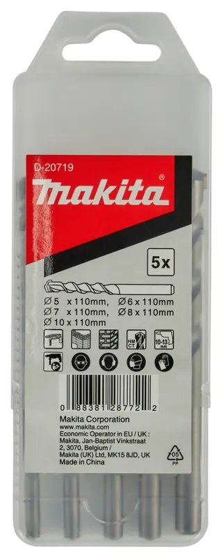 Makita Accessoires D-20719 Jeu de forets à rocher 5 pièces