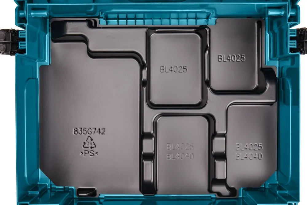 Makita Accessoires 835G74-2 Coffret insert/inlay kit de démarrage batterie/chargeur XGT