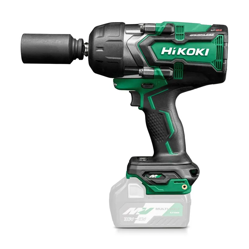 HIKOKI WR36DGW4Z Clé à chocs sans fil Multivolt 1/2" 36V hors batteries et chargeur