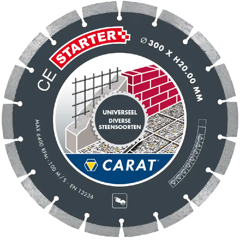 Carat CES1803000 Démarreur universel CE 180 x 22,23