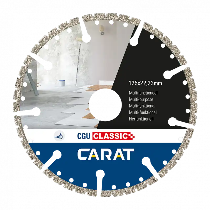 Carat CGUC115300 Lame de scie diamantée polyvalente 115 x 22,23 mm CGU Classic
