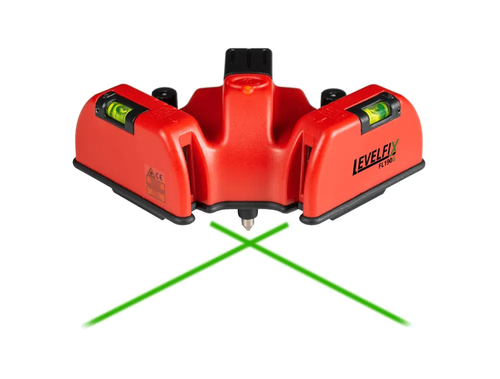 Levelfix 556190 FL190G Laser de sol avec faisceau vert