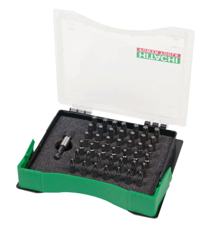 Hitachi Accessoires 752325 Jeu d‘embouts de puissance 43 pièces